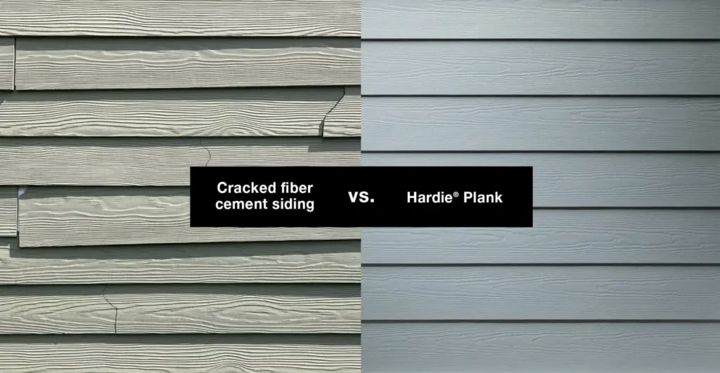 Replace Cracked or Cracking Fiber Cement Siding with Hardie Siding and